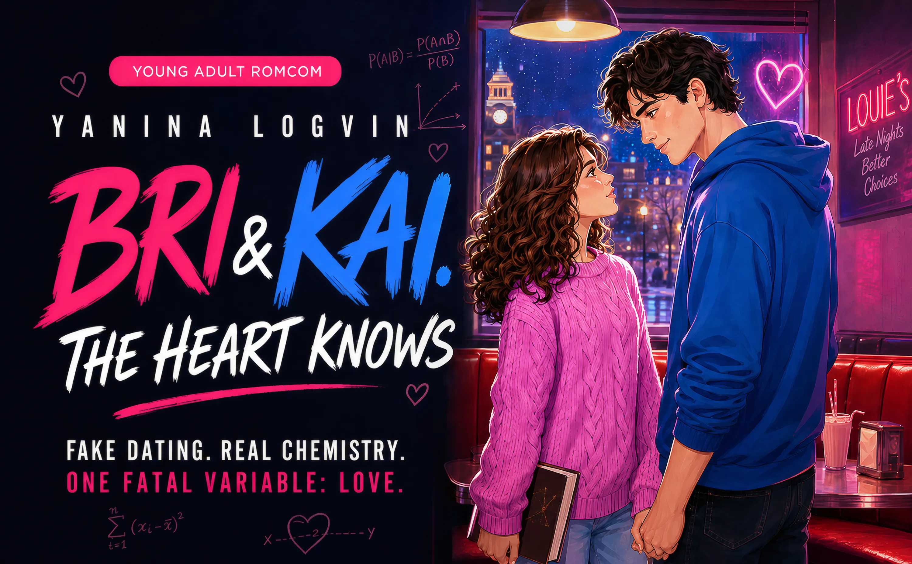 Bri & Kai. The Heart Knows promotional artwork in English